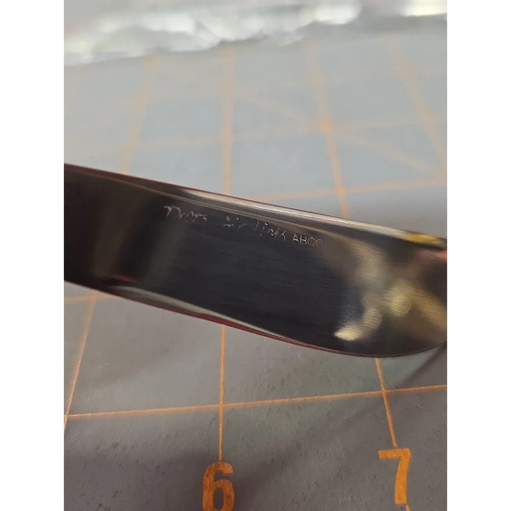 Delta Airlines ABCO Silverware Knife Collectible First Class Signature Stamp Set